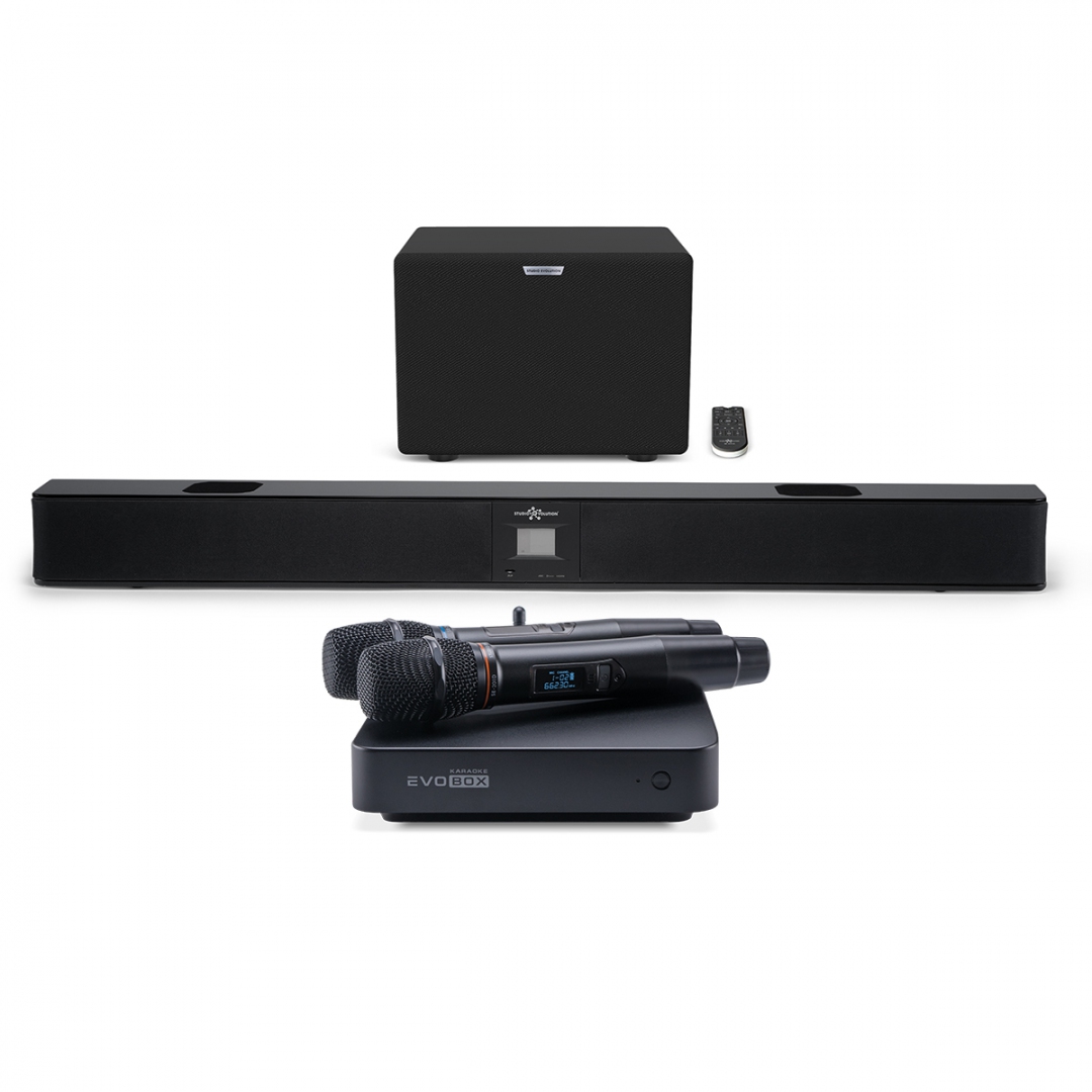 караоке-комплект EVOBOX Plus + EvoSound Bar (саундбар с караоке) в Волхове
