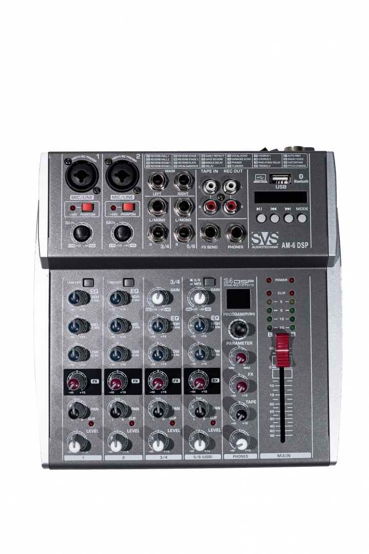 SVS Audiotechnik mixers AM-6 DSP Микшерный пульт аналоговый, 6-канальный SVS Audiotechnik mixers в Волхове