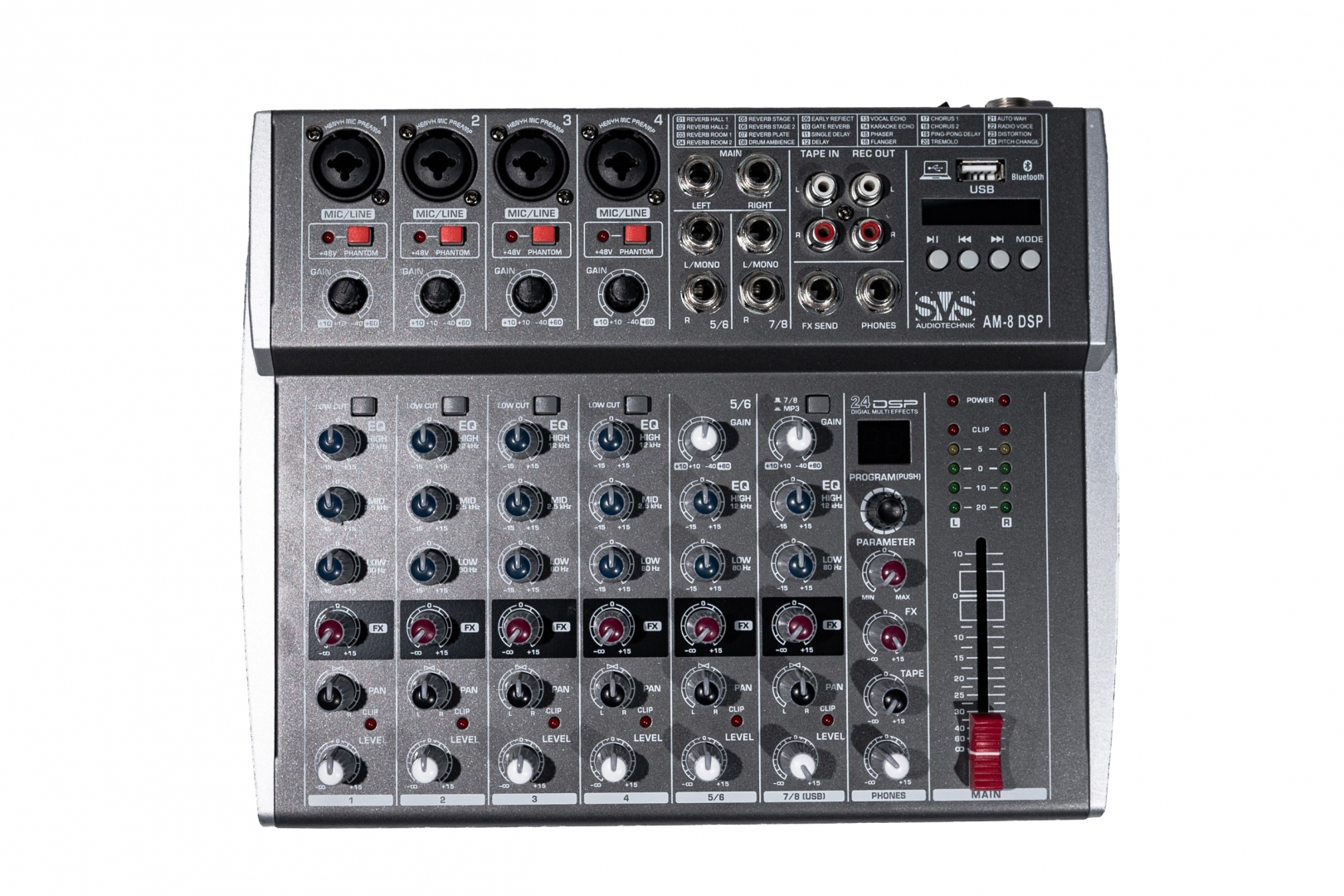 SVS Audiotechnik mixers AM-8 DSP Микшерный пульт аналоговый, 8-канальный в Волхове